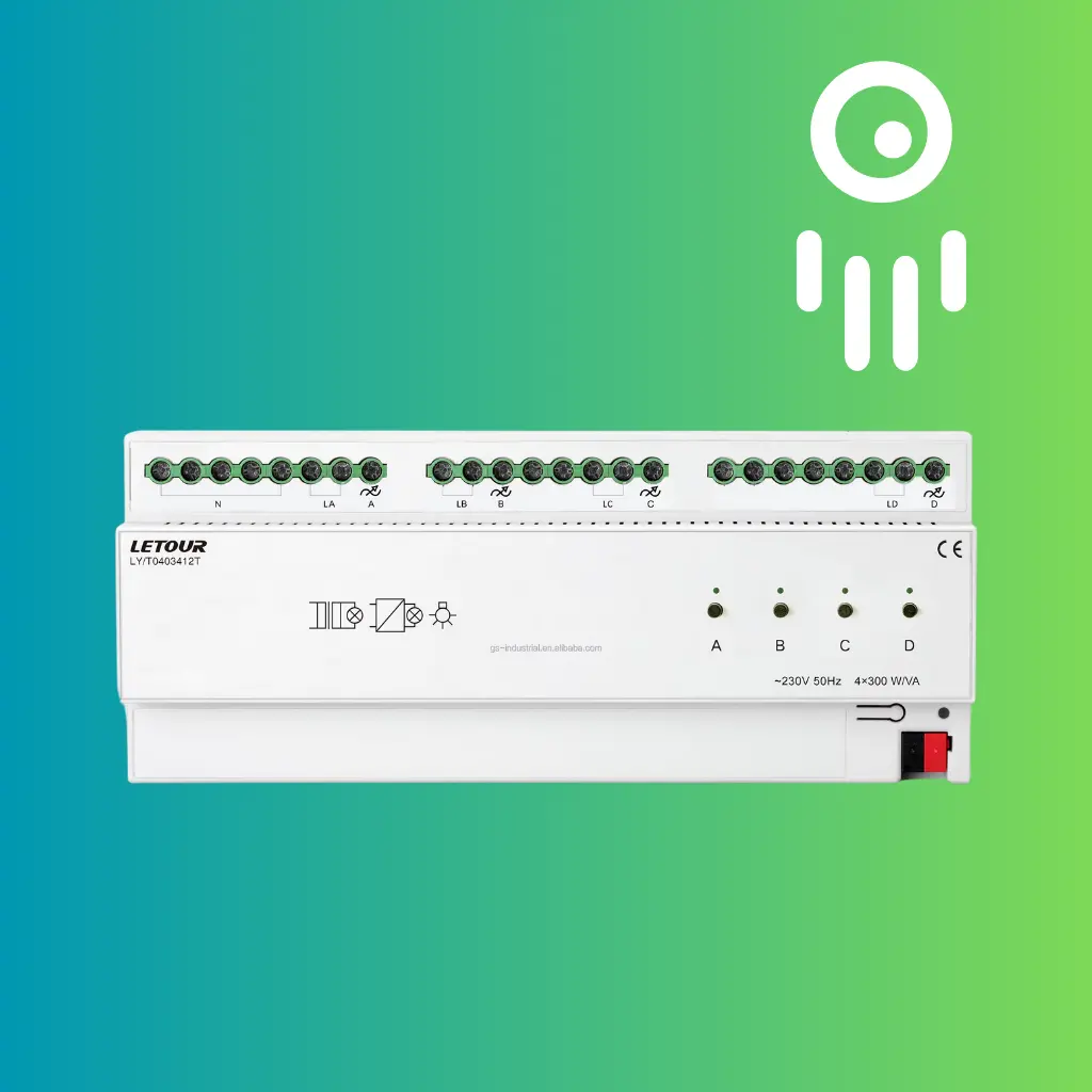 AKB-KNX 4-way 300W Thyristor Dimming Module