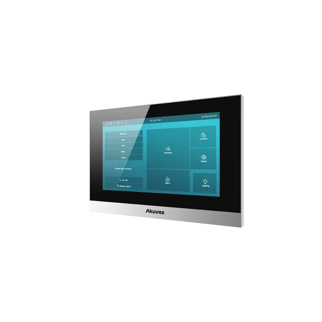 C313W Silver - Indoor Monitor for Apartments