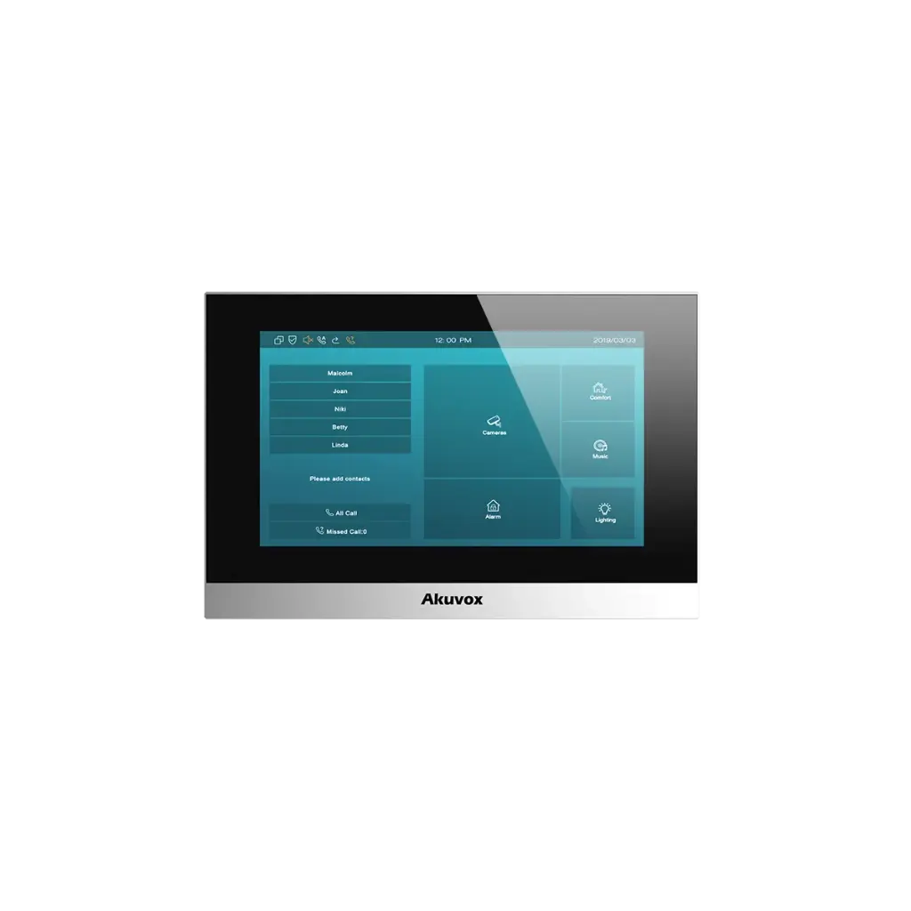 C313W-2: Feature-Rich 7-Inch Linux Indoor Monitor