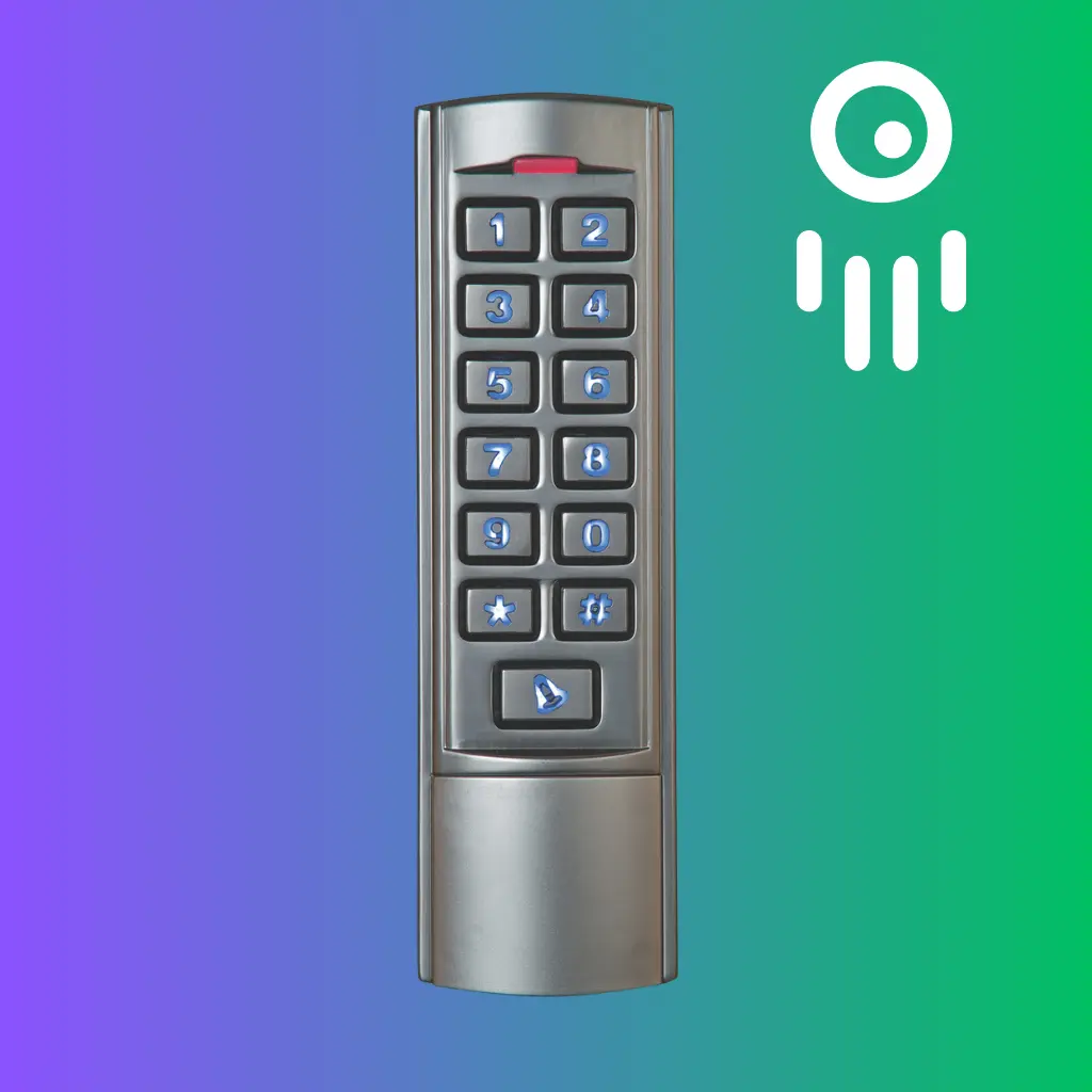 Camden CAM-CM-110SK - Slim Line Surface Mount Vandal Resistant Keypads (1) Form ‘C’ Relay