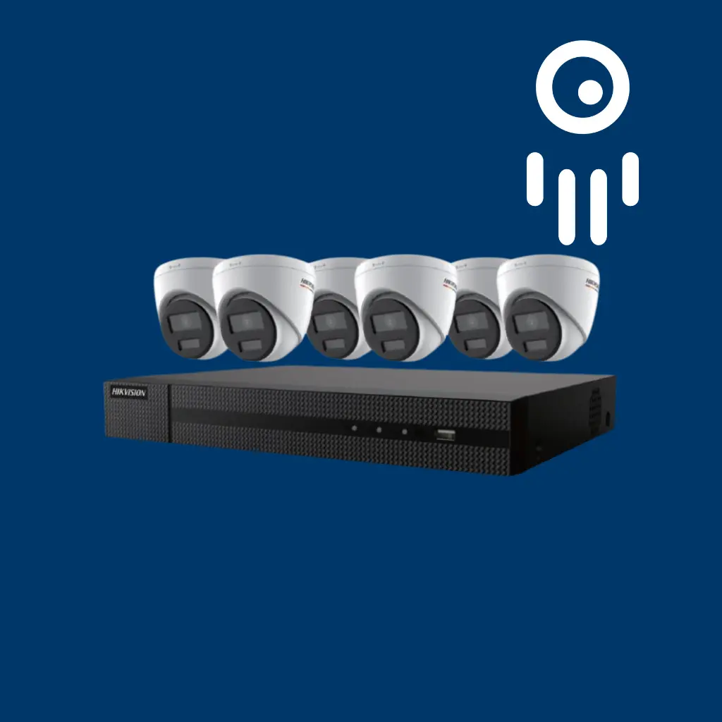 Hikvision HIK-EKI-K82T46C - ColorVu Kit See Everything in Vivid Color, Even at Night