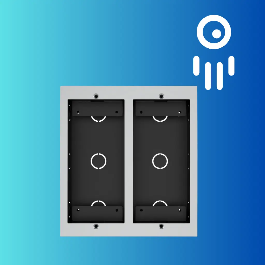 Akuvox MD06/MD12: Boîtier d'installation/In-Wall Installation Box Pour/For 2 Modules