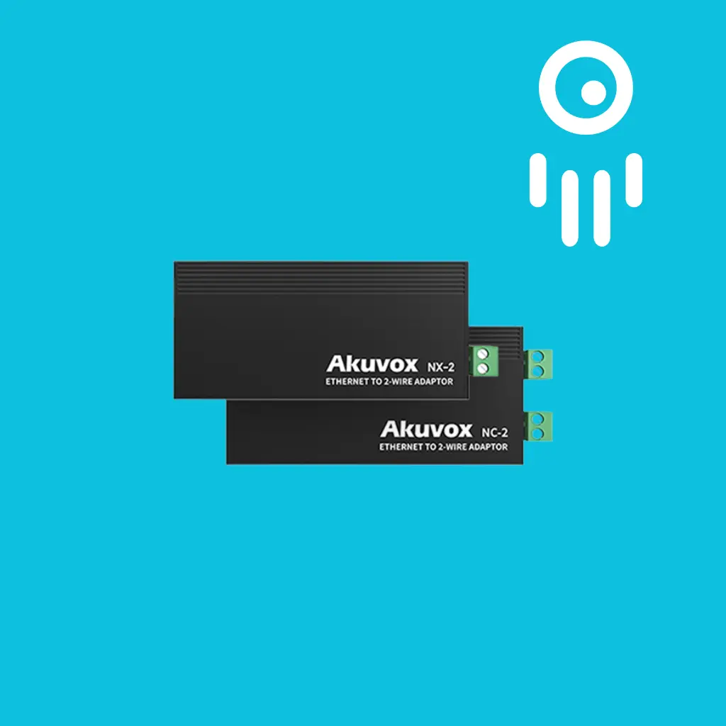 Akuvox NX2 + NC2: Ethernet to 2-Wire Adaptor