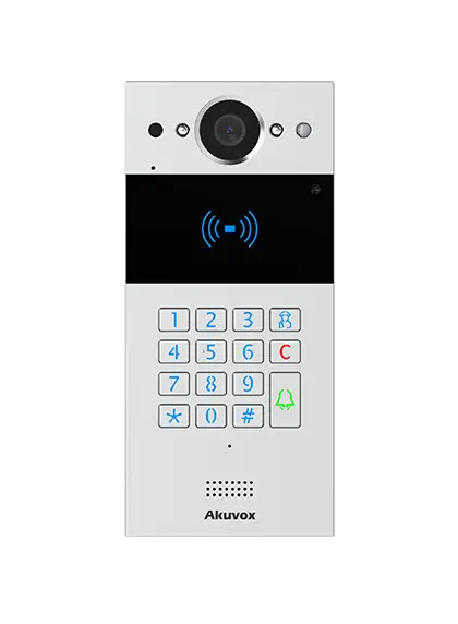 R20K: Palm-Sized SIP Video Doorphone with Keypad and Card Reader