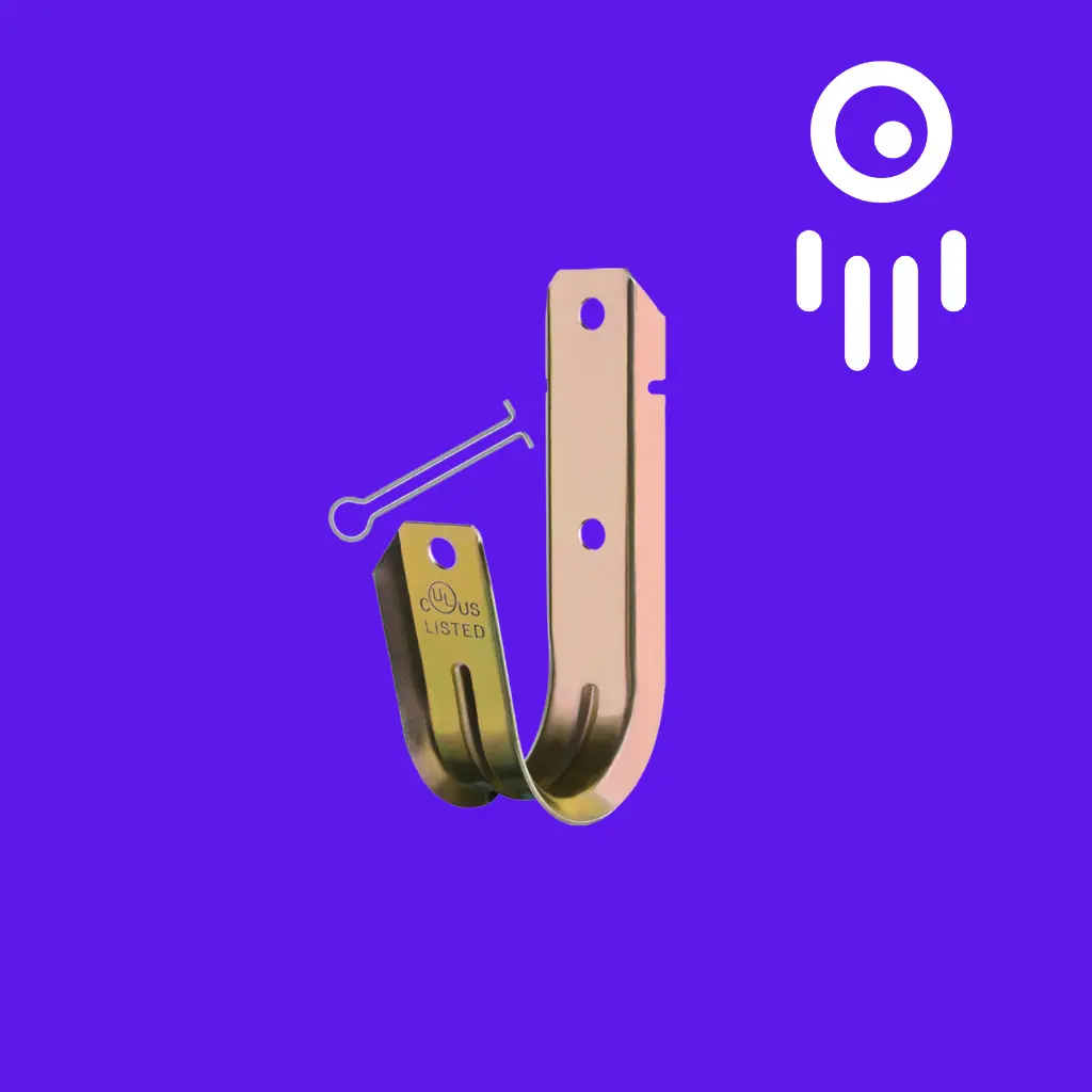 Simply45 S45-JH32-10 Crochets en J standard avec goupille de retenue (paquet de 10, 2")