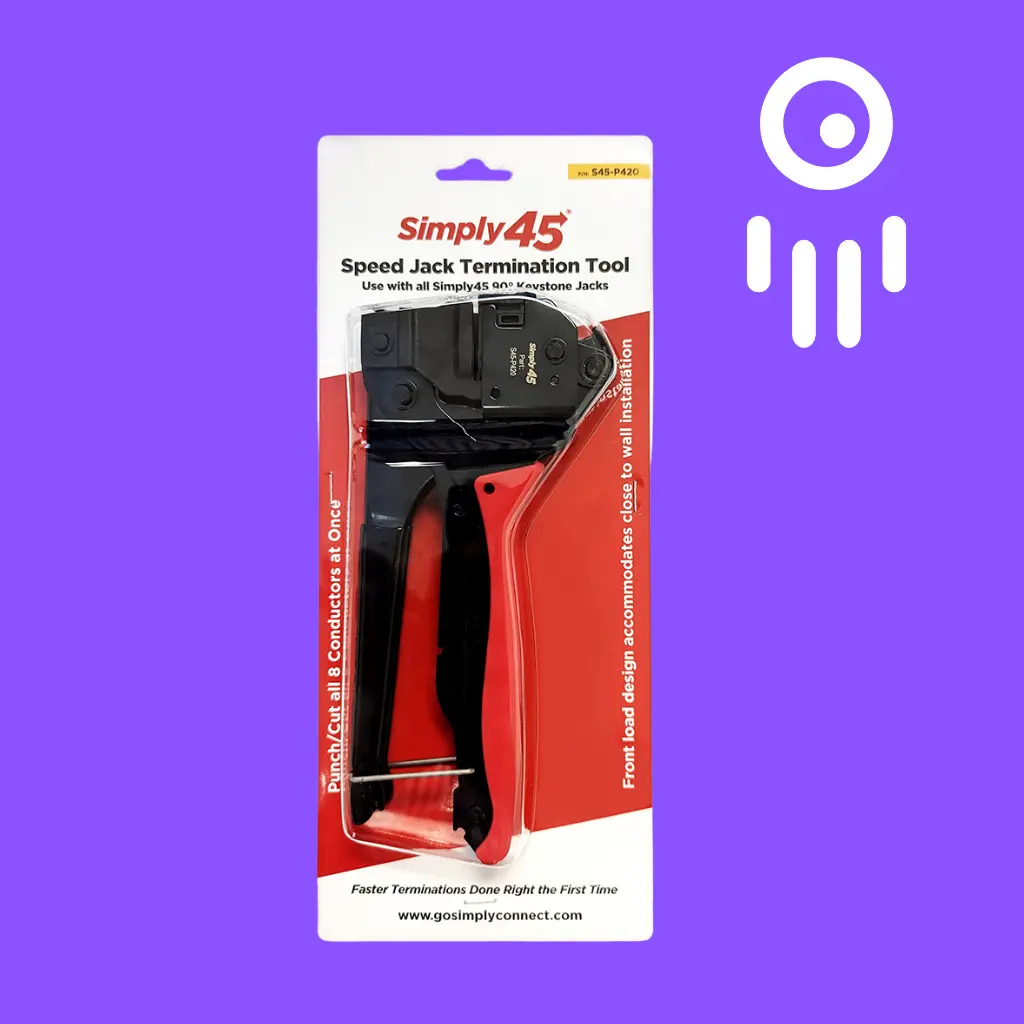 S45-P420 Tool "Effortless Network Terminations with the Simply45®