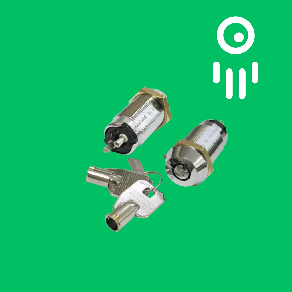 SEC-SS-090-2H1    High-Security Tubular Key Lock, SPST