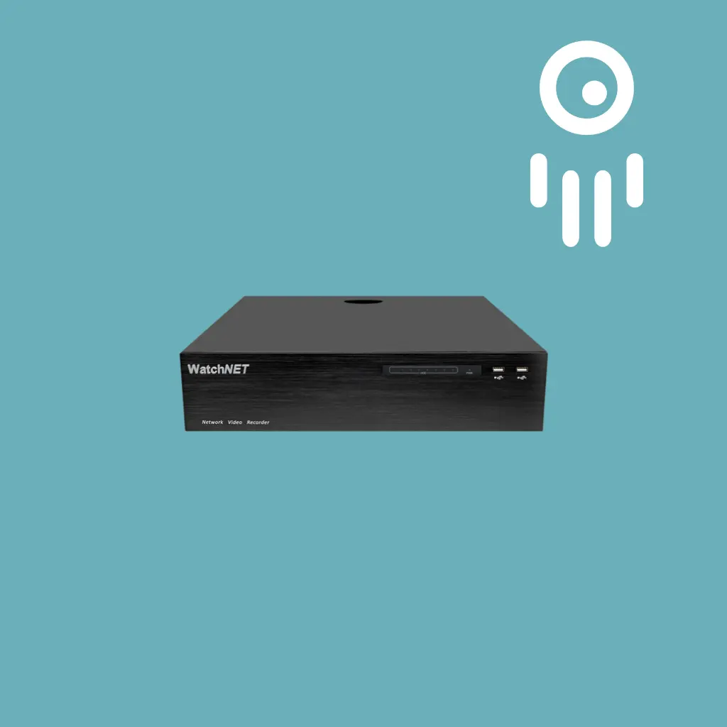 WatchNET WAT-BLS-N64AI8-10T : 64-Channel NDAA-Compliant NVR with 10TB Storage and AI Features