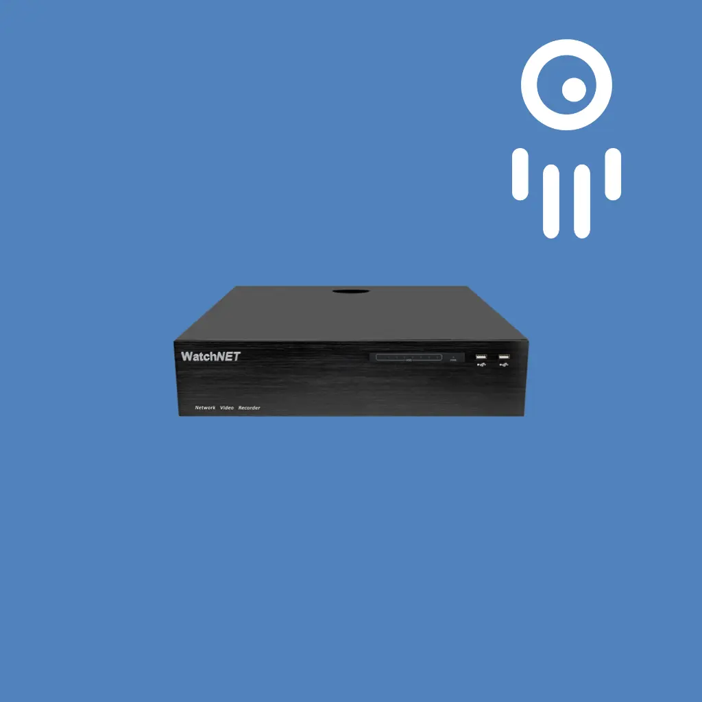 WatchNET WAT-BLS-N64AI8-8T  Powerful 64-Channel AI NVR with 8TB HDD & NDAA Compliance