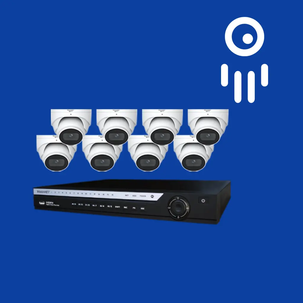 WAT-ENM-16KIT8-50T3M : Complete 16-Channel AI Surveillance Kit