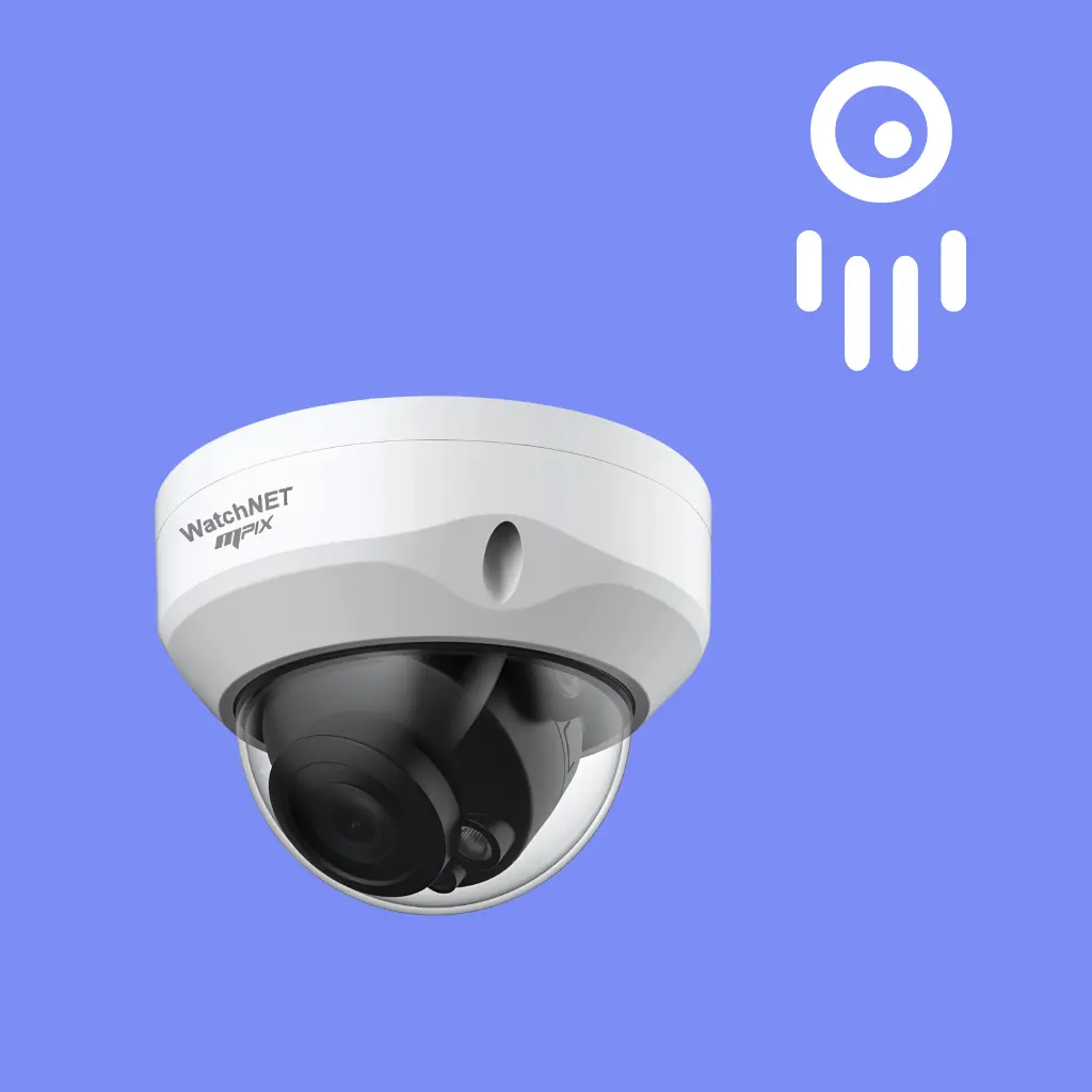 WatchNET WAT-MPIX-50VDV-IRVAI | Compact & Rugged 5MP AI Vandal Dome Camera with Motorized Zoom