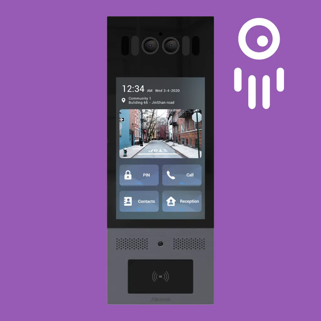 Akuvox X915S HID iCLASS : Long-Range 4-Button Key Fob for Advanced Access Control