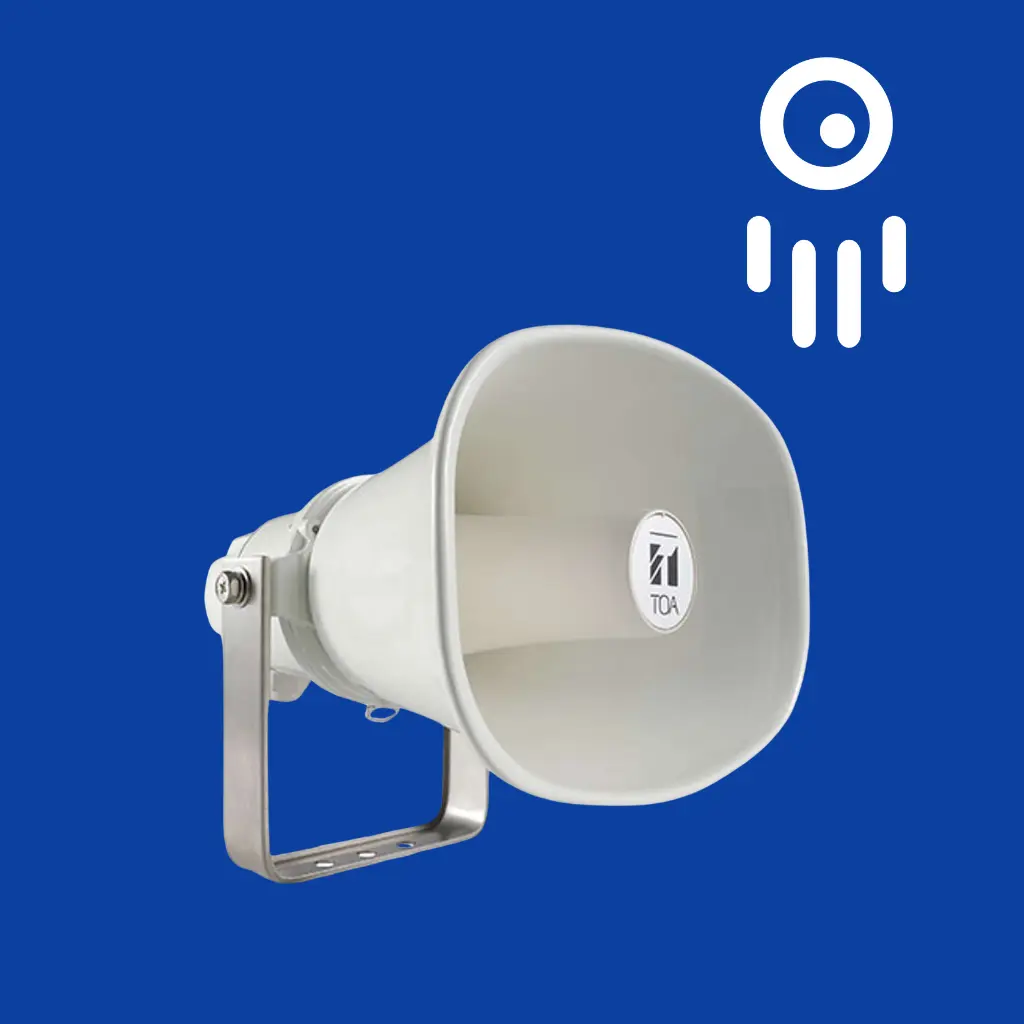 TOA-IP-A1SC15  IP Horn Speaker   Add a strong voice to your IP System