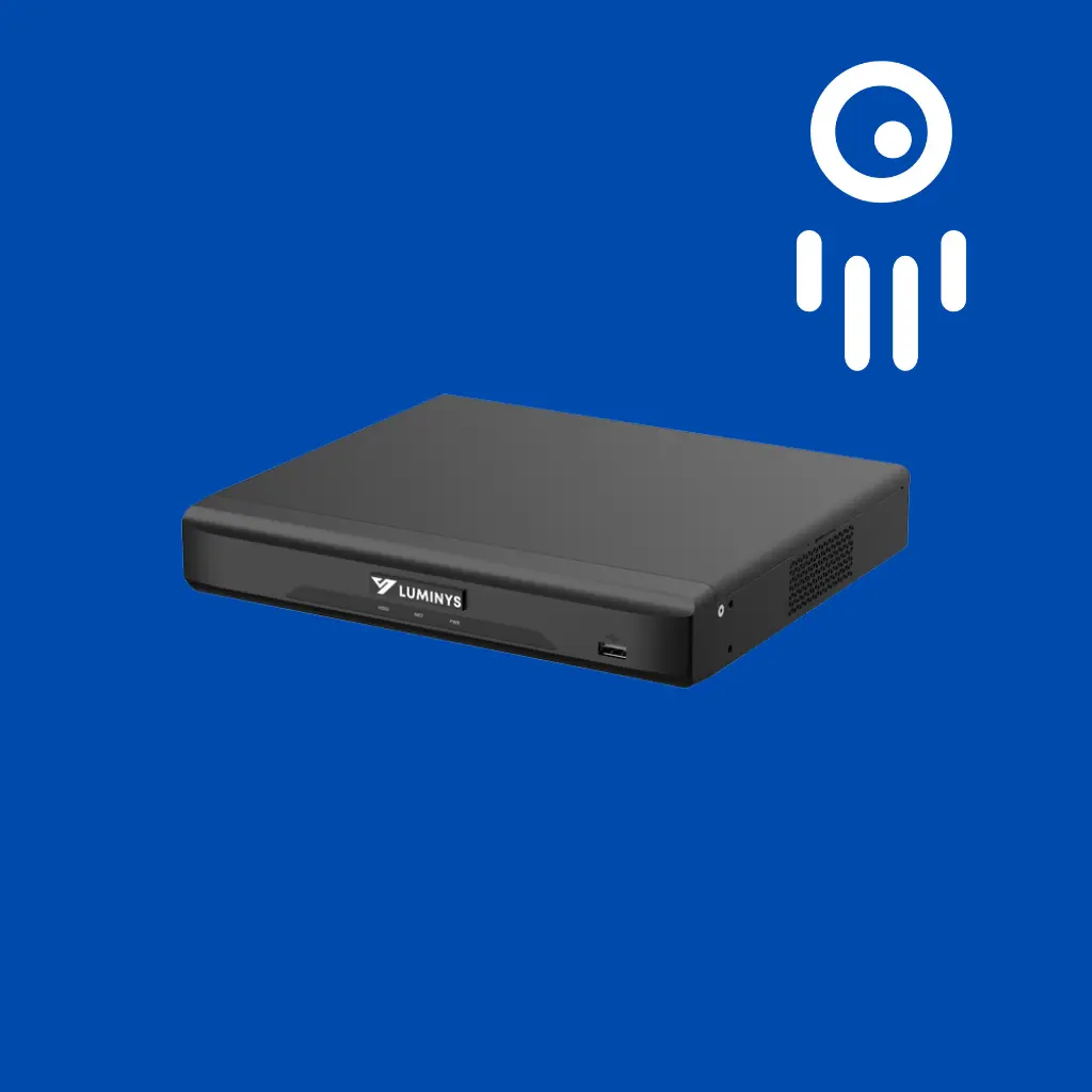 Luminys LUM-R31-8PA - R3 Series NVR, 8MP 8 Channel Mini 1U 8-Port PoE, 1SATA, Analytics by Camera