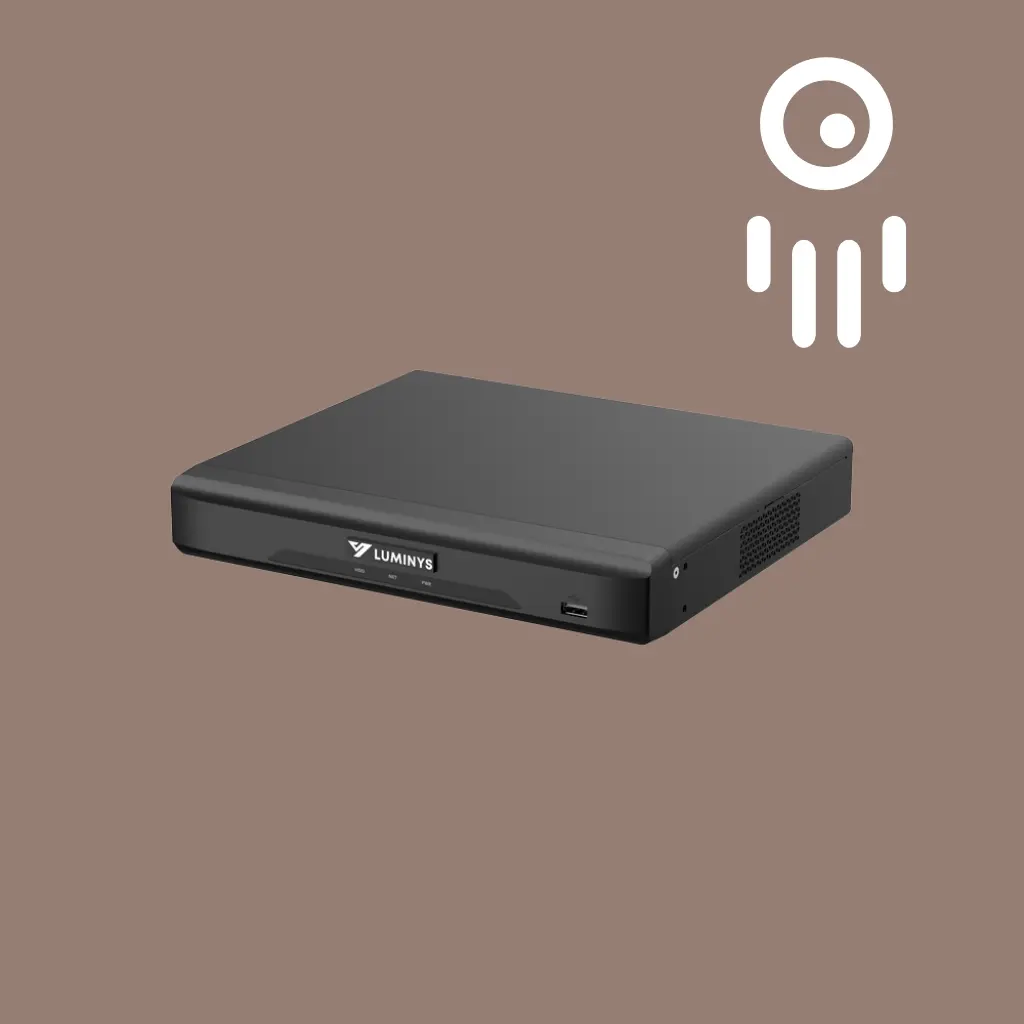 Luminys LUM-R32-8PA - R3 Series NVR, 8MP 8 Channel 1U 8-Port PoE,  2SATA, Analytics by Camera