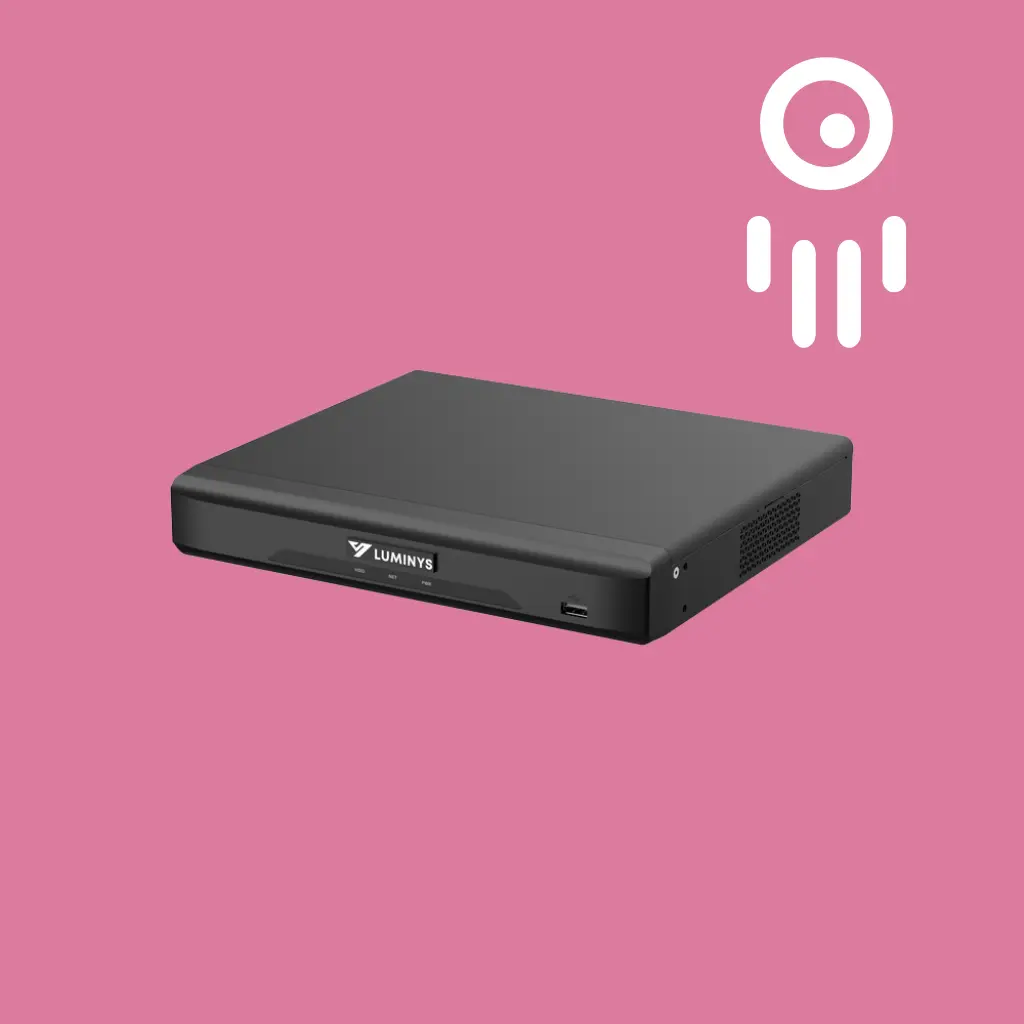 Luminys LUM-R32-16PA - R3 Series NVR, 8MP 16 Channel 1U 16-Port PoE, 2SATA, Analytics by Camera