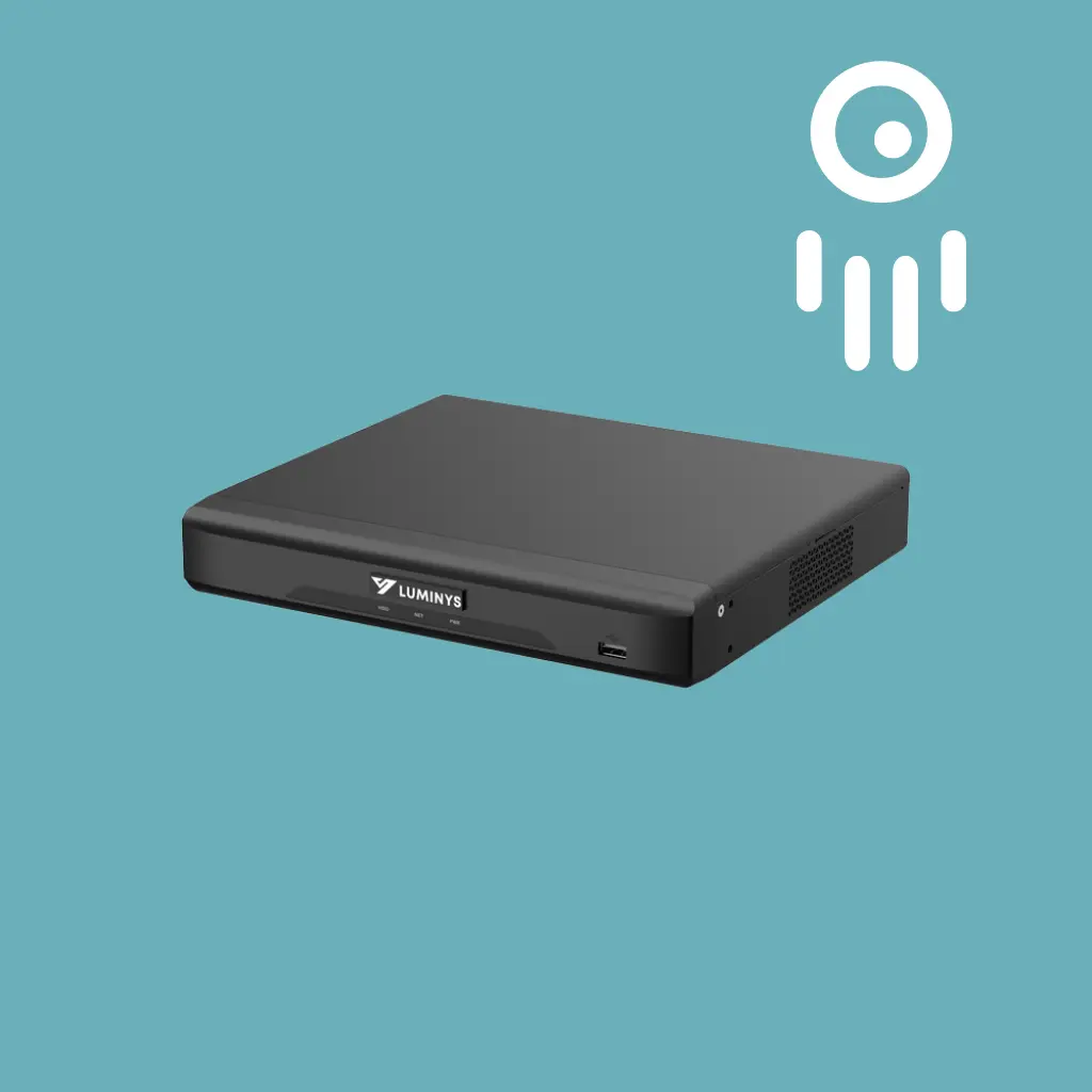 Luminys LUM-R52-8PA - R5 Mainstream Series NVR, 32MP 8 Channel 1U 8-Port PoE, 2SATA, Analytics by Recorder, LumiPower, LumiSearch+