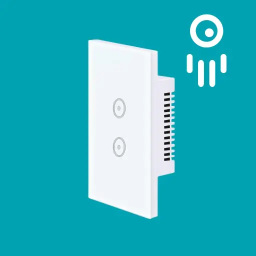 Akubela AKB-2 Gang Zigbee  Touch Switch US