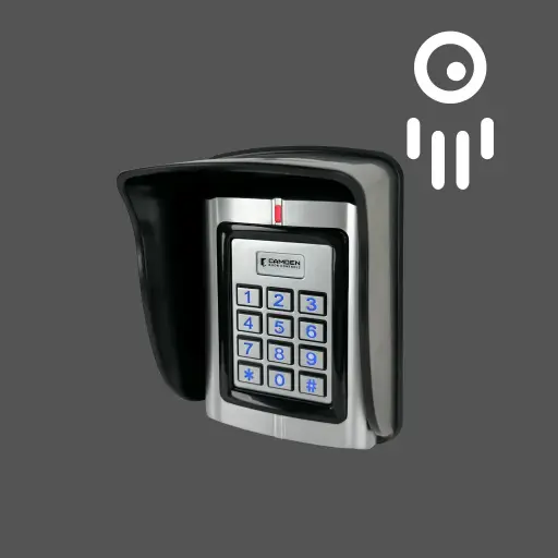 Camden CAM-CM-550SK - Surface Mount Keypads, (2) Form 'C' Relays, 12/24VDC