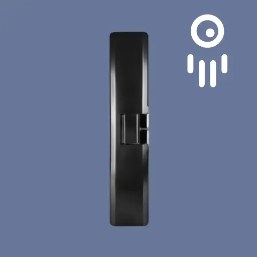 Camden CAM-CX-EPD1289L-BK : Black, Surface Mount RIM Strike 3/4''