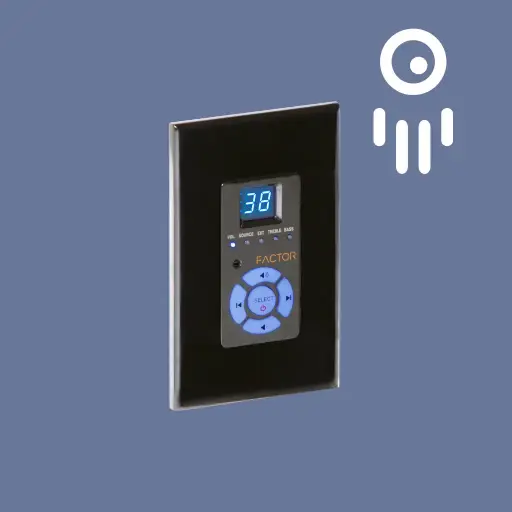 Factor FAC-X-66-BKP- Single X-66 Black Keypad