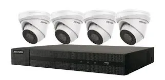 HIK-EKI-K41T44: 4-Channel 4K NVR Kit with 4MP IP Cameras