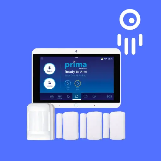 NAP-PKIT1A Home Security System with 7" Super Panel