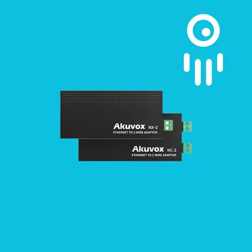 Akuvox NX2+NC2: Ethernet to 2-Wire Adaptor