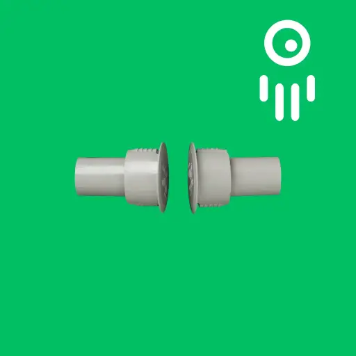 POT-AMS25W AMS-25 Series 3/4" Press Fit Magnetic Contact, 22AWG 24" Lead, White