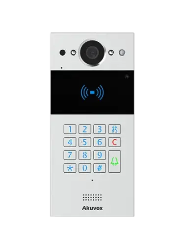R20K: Palm-Sized SIP Video Doorphone with Keypad and Card Reader