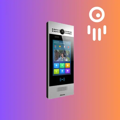 Akuvox R29C Silver: Smart Facial Recognition Doorphone