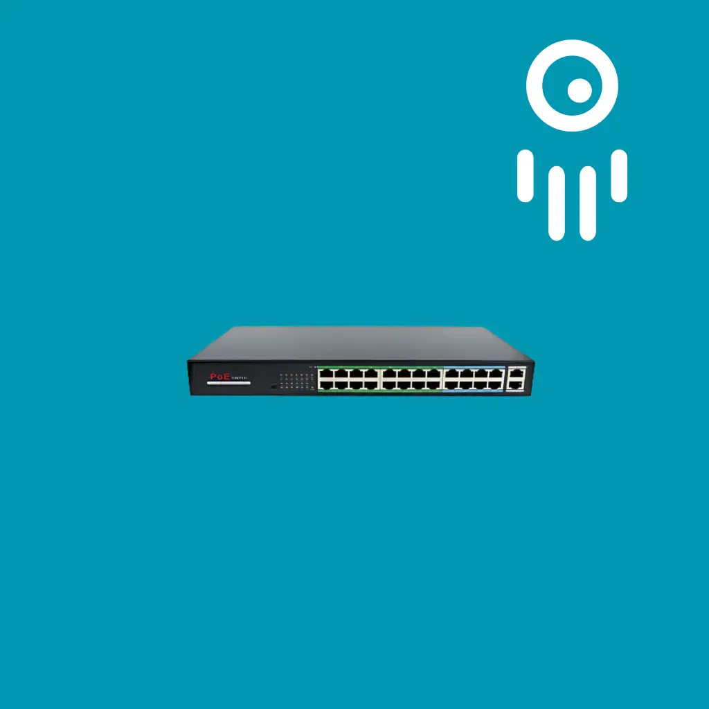 RAD-24POE400GSFP:28-Port PoE Switch - Optimized Connectivity and Power