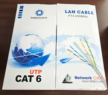Radiance RAD-CAT6E-FT4 Ethernet Cable - 550MHz, Gigabit Support