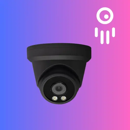 RAD-TC828B Black: 6MP 4K ColorVu IP Security Camera