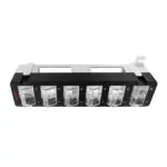 S45-2012U 12-Port Unloaded UTP Keystone Patch Panel (Black)