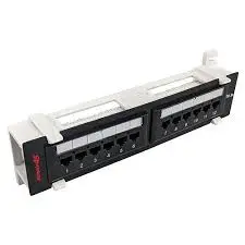 S45-2512 12-Port Loaded Cat5e UTP Patch Panel