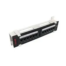 S45-2612 12-Port Wall Mount Cat6 UTP Patch Panel