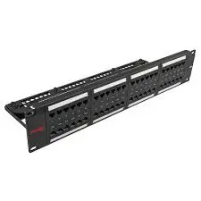S45-2648 – 48 Port Loaded – Cat6 UTP Patch Panel