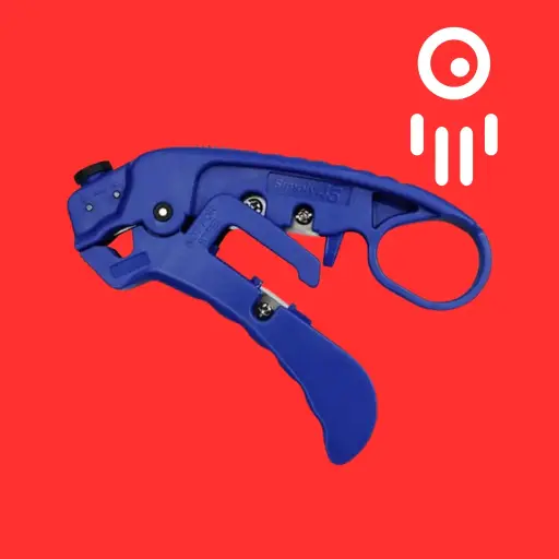 S45-S01BL Adjustable LAN Cable Stripper - Blue