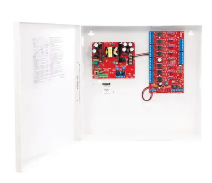 SEC-EAP-5D8: Access Control Power Supply, 8 Outputs, 5A Total