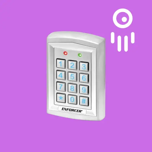 SEC-SK-1323-SDQ  Sealed-Housing Outdoor Stand-Alone Keypad. Weatherproof (IP65).