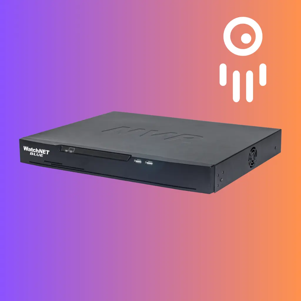 WatchNET WAT-BLS-NVR8POE-0T : 8-Channel NVR with Built-in PoE - No HDD Included