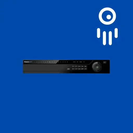 WatchNET WAT-EN-32AI-6T | 32-Channel AI NVR with 6TB Storage and 4K Display