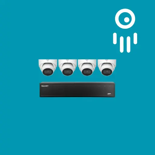 WatchNET WAT-ENM-08KIT6-50T3M : Powerful 8-Channel AI Security Kit