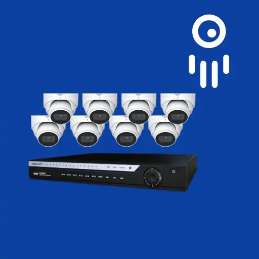 WAT-ENM-16KIT8-50T3M : Complete 16-Channel AI Surveillance Kit