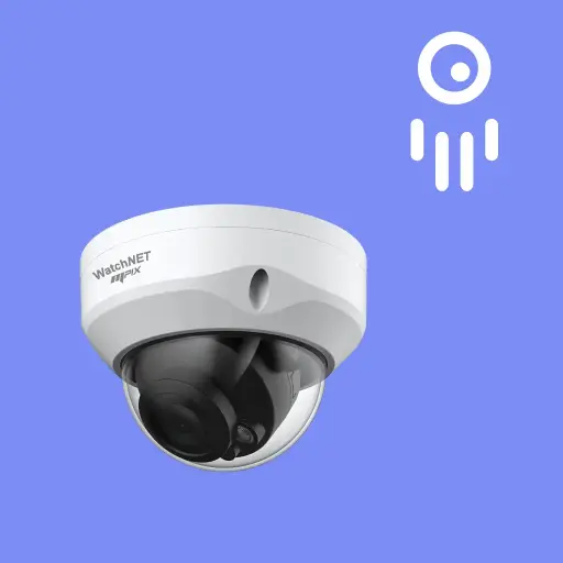 WatchNET WAT-MPIX-50VDV-IRVAI | Compact & Rugged 5MP AI Vandal Dome Camera with Motorized Zoom