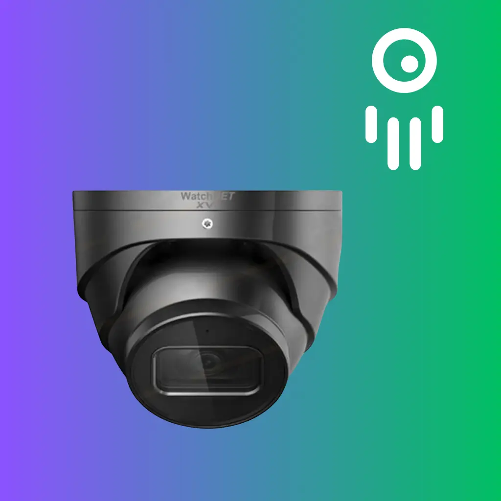 WAT-XVI-50IRBTR2-B | 5 Megapixel Ultra IR Turret Camera from the XVI Series black design.