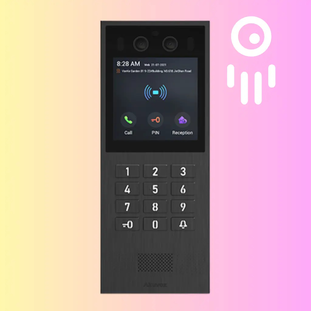 Akuvox X912K – Interphone Anti-Vandalisme pour Bâtiments Haut de Gamme - Keypad