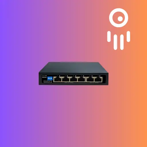 Petenet PET-D5006-4P-60 - 4-Port FE PoE+ Switch with 2 RJ45 Uplink Port