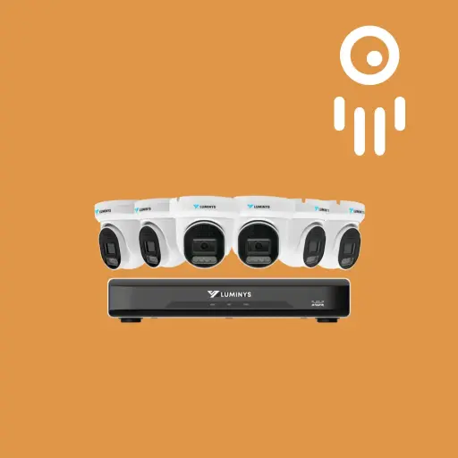 Luminys LUM-K56-8L1A2 - 8 Channel 5MP LumiLuxLite IP Bundle